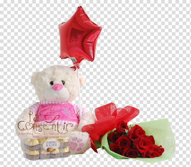 Cut flowers Flower bouquet Food Gift Baskets Petal, Ferrero Rocher transparent background PNG clipart