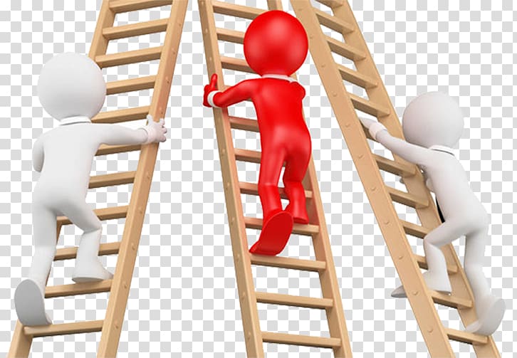 Stairs Ladder, Three people climbing the stairs transparent background PNG clipart