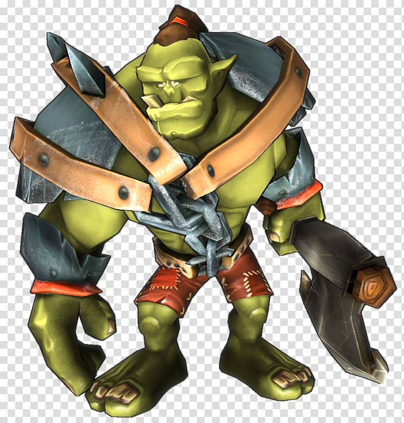 Dungeon Defenders II Goblin Orc World of Warcraft, Ork transparent background PNG clipart