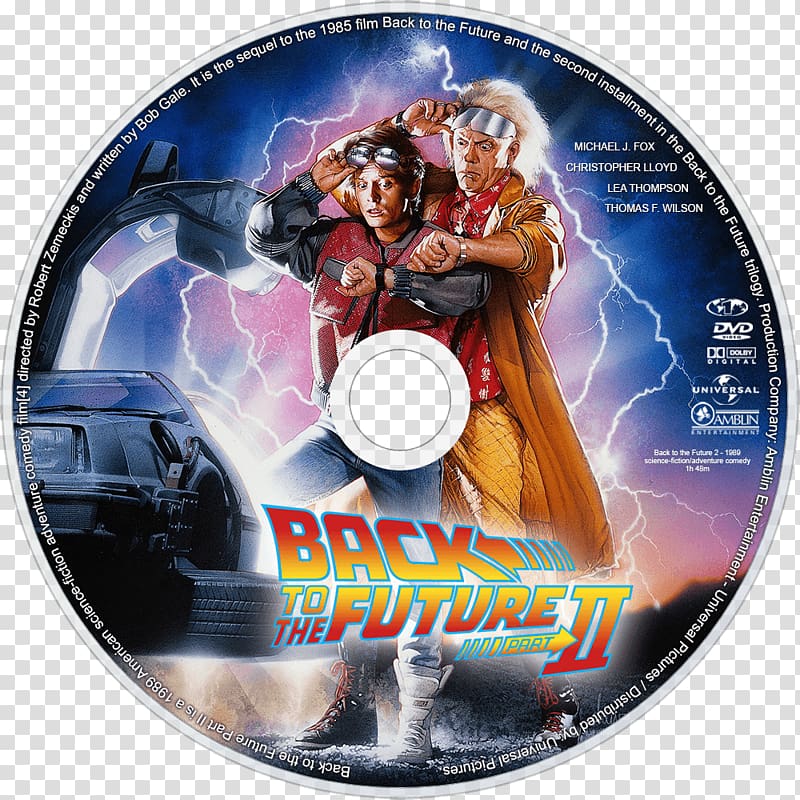 Marty McFly Dr. Emmett Brown Back to the Future Film Poster, Back to the future transparent background PNG clipart