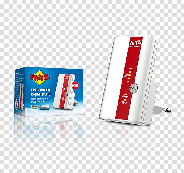 Fritz!Box Wireless repeater AVM GmbH Wireless LAN, Ieee 80211n2009 transparent background PNG clipart