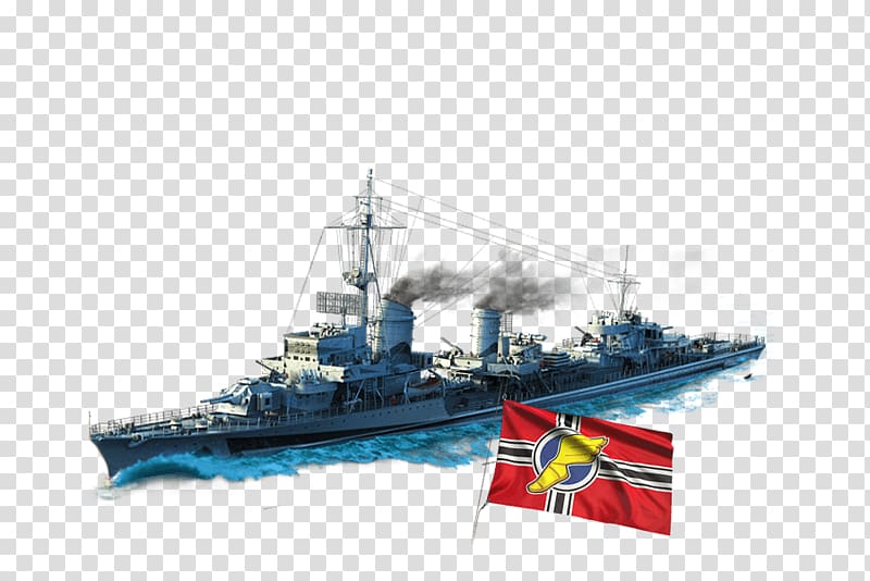 World of Warships Heavy cruiser Battlecruiser Destroyer, Ship transparent background PNG clipart