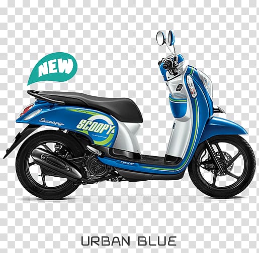 Honda Scoopy Motorcycle Blue White, honda transparent background PNG clipart
