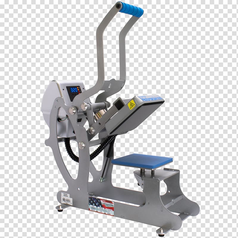 Machine Heat press Printing press Platen Direct to garment printing, magnetic tape transparent background PNG clipart