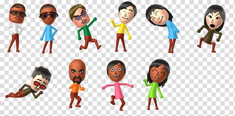 Wii Sports Resort Wii Party U Tomodachi Life, Character transparent background PNG clipart
