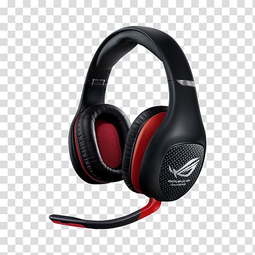 Headphones Headset Republic of Gamers ASUS ROG Orion, headphones transparent background PNG clipart