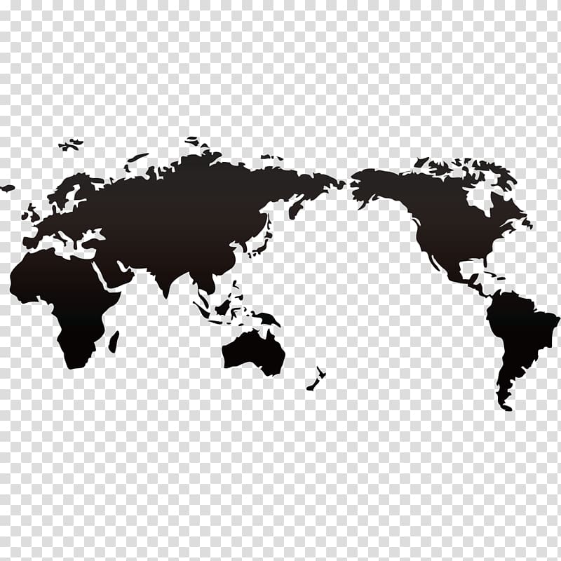 Free Download World Map World Map Miller Cylindrical Projection Globe Map Silhouette