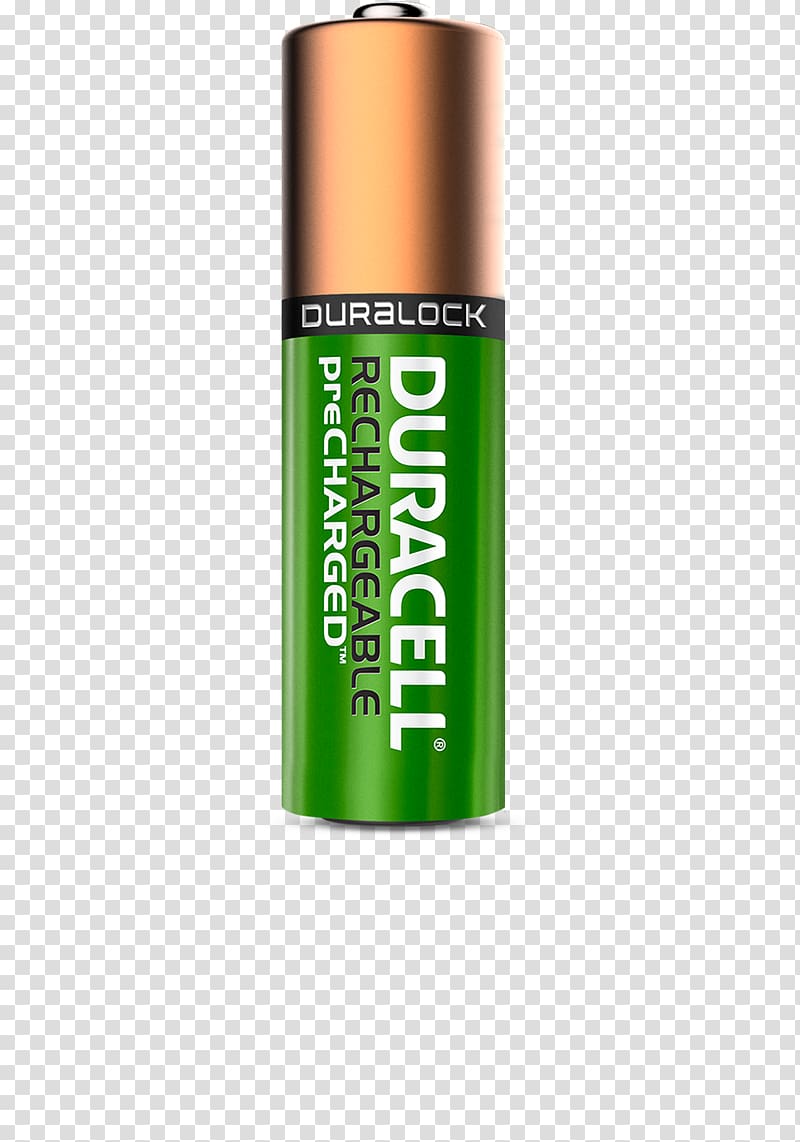 Rechargeable battery Duracell AA battery, Battery transparent background PNG clipart