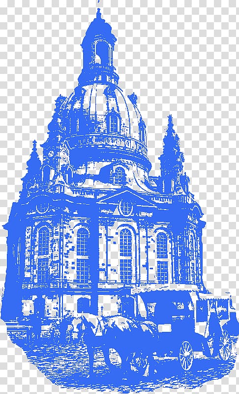 Dresden Frauenkirche New Palace Dresden Castle Zwinger Matthias Church, roman transparent background PNG clipart