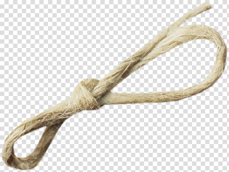 Paper Rope Hemp Knot, Bow rope transparent background PNG clipart