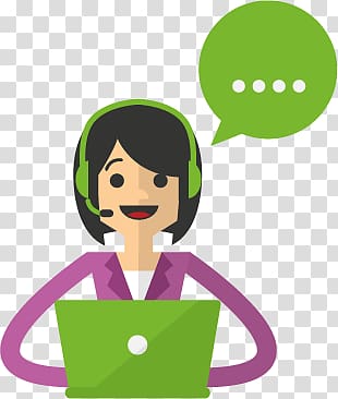 Customer Service Illustration, Cartoon professional women material, transparent background PNG clipart