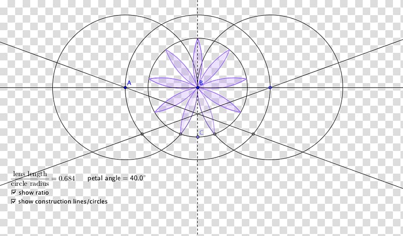 Circle Diagram Point Angle, geometrics math transparent background PNG clipart