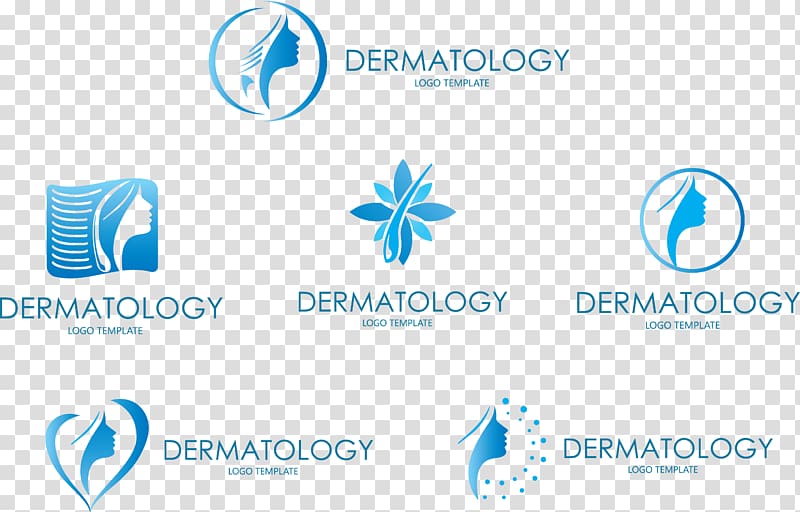 Logo Face Dermatology Skin, A collection of facial designs transparent background PNG clipart
