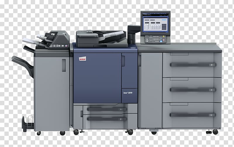 Konica Minolta Digital printing Printer Printing press, printer transparent background PNG clipart