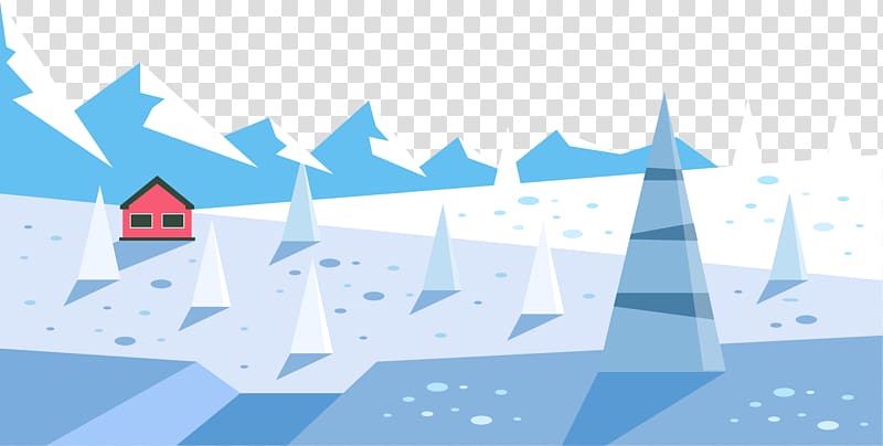 Adventure Snow Illustration, A world of ice and snow transparent background PNG clipart