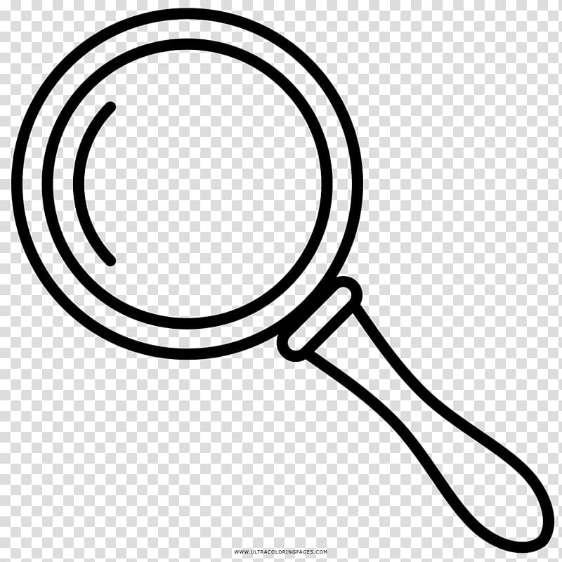 Drawing Coloring book Magnifying glass , Magnifying Glass transparent background PNG clipart