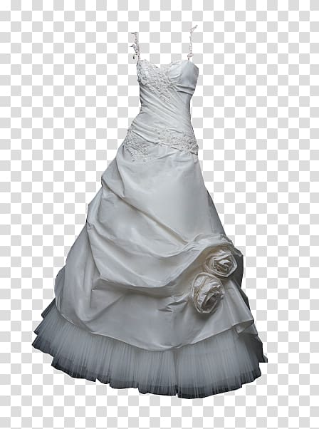Wedding dress Gown Shoulder Cocktail dress, dress transparent background PNG clipart
