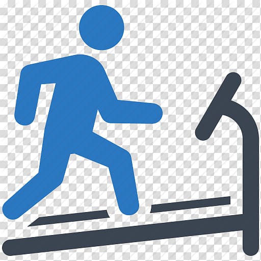 Human form riding treadmill illustration, Physical fitness Fitness Centre  Computer Icons McVeigh Sports & Fitness Center, Gym Icon transparent  background PNG clipart
