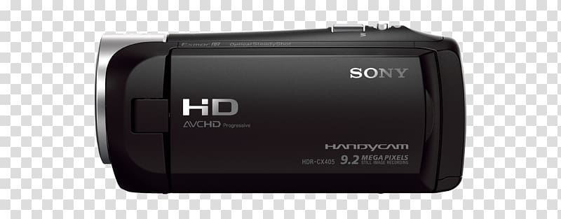 Sony Handycam HDR-CX405 Video Cameras 1080p, sony transparent background PNG clipart