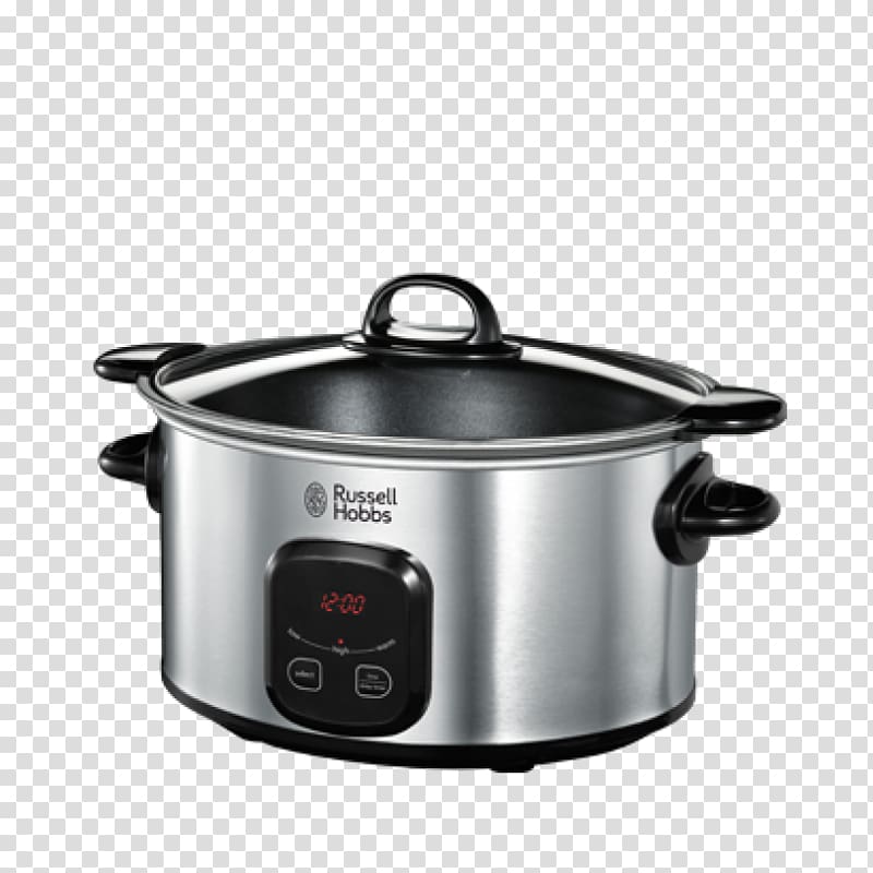 Slow Cookers Russell Hobbs 23570 5L Maxi Rice Cooker Silver Russell Hobbs Slow Cooker, deep electric skillet transparent background PNG clipart