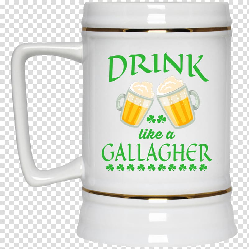 Mug Beer stein Morty Smith Beer Glasses Ceramic, Happy St Patricks Day transparent background PNG clipart