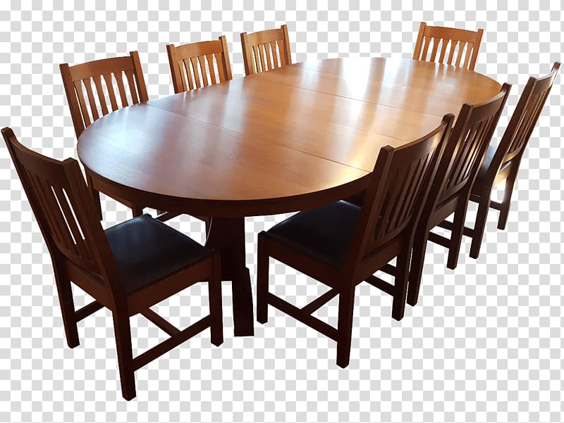 Table Mission style furniture Dining room Matbord, table transparent background PNG clipart
