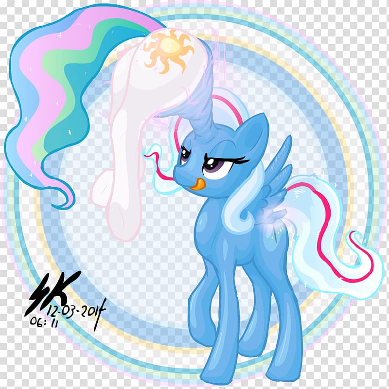Pony Winged unicorn Horse, blue half moon transparent background PNG clipart