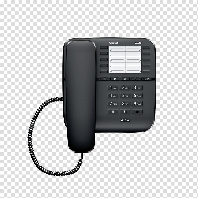 Home & Business Phones Telephone Gigaset DA410 Gigaset DA310 Corded analogue Gigaset DA510 No display, Gigaset Communications transparent background PNG clipart