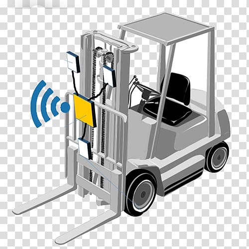 Forklift Powered Industrial Trucks Radio-frequency identification Clark Material Handling Company Heavy Machinery, warehouse management transparent background PNG clipart