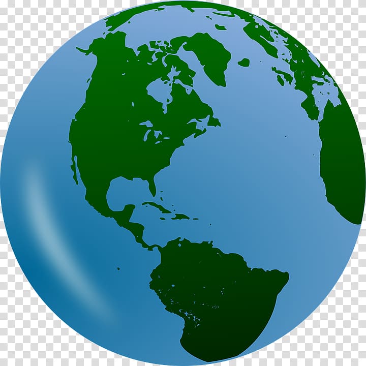 Globe World Euclidean Illustration, Earth transparent background PNG clipart