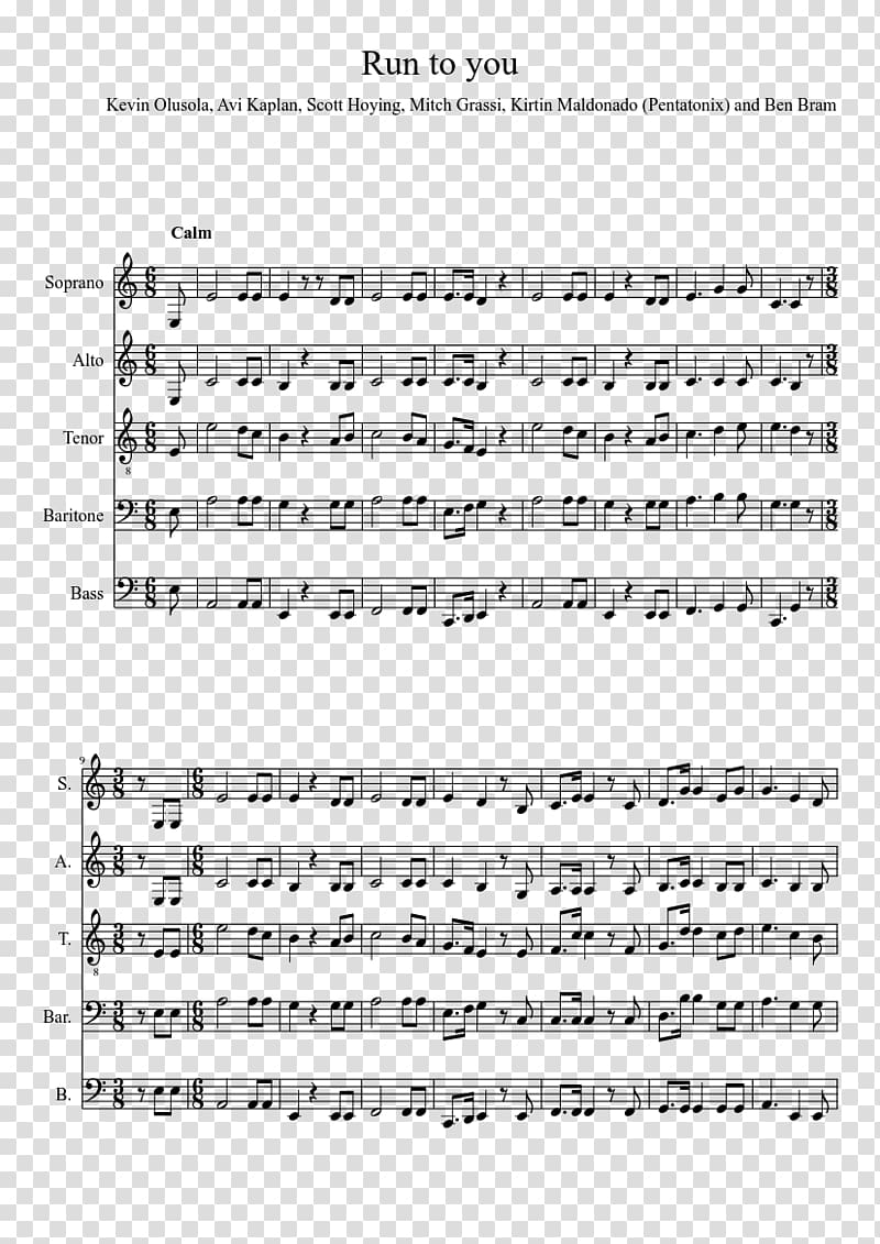 Sheet Music Pentatonix Violin Choir, sheet music transparent background PNG clipart