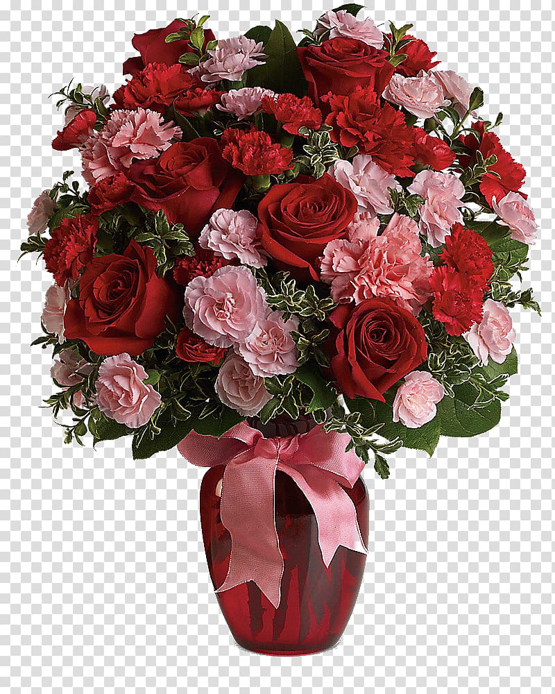 Flower delivery Floristry Valentine\'s Day Flower bouquet, bouquet of flowers transparent background PNG clipart