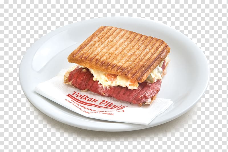 Breakfast sandwich Ham and cheese sandwich Montreal-style smoked meat Toast Full breakfast, toast transparent background PNG clipart