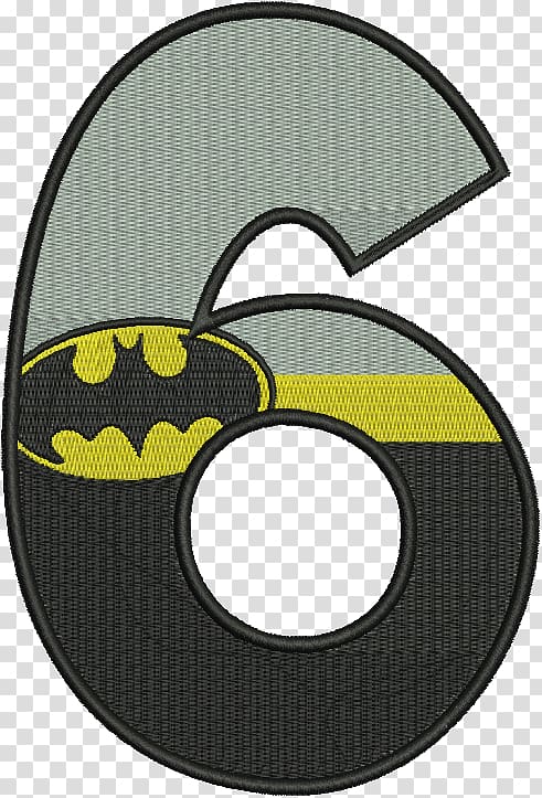 Batman Number Symbol, number pattern transparent background PNG clipart