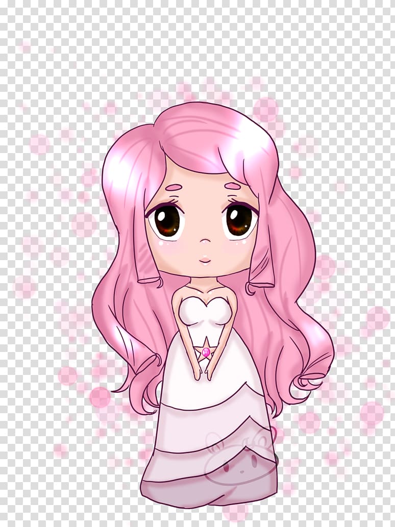 Long hair Hime cut Human hair color Ear, Rose quartz transparent background PNG clipart