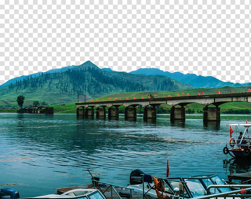 Dandong Sino-Korean Friendship Bridge Yalu River Jian, Yalu River Bridge transparent background PNG clipart