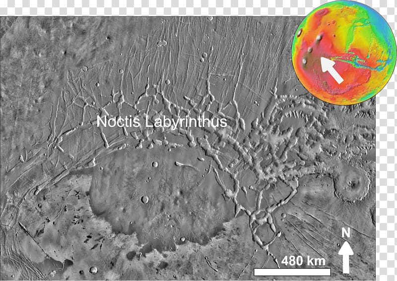 Coprates Chasma Echus Chasma Tantalus Fossae Arcadia quadrangle, noctis transparent background PNG clipart