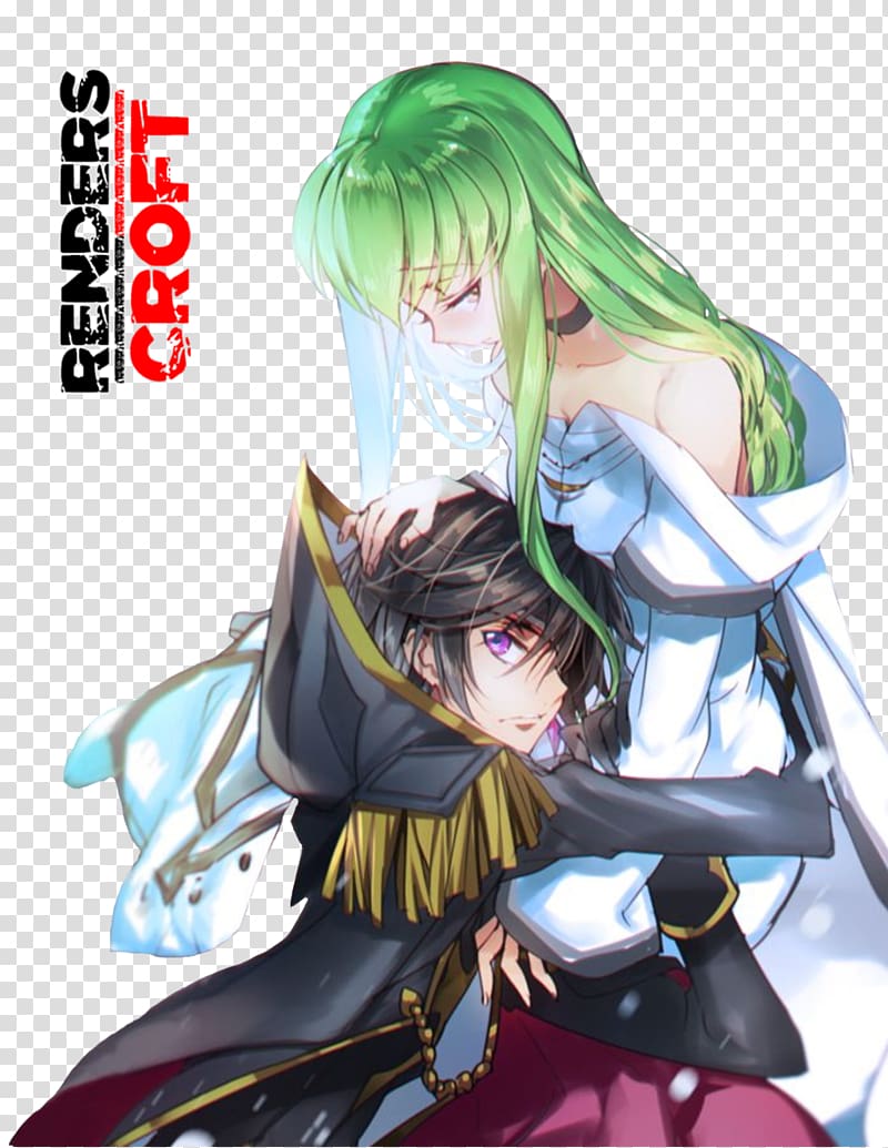 C.C. Lelouch Lamperouge Suzaku Kururugi Nunnally Lamperouge Geass, Anime transparent background PNG clipart