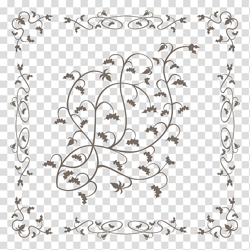 Plot , floral ornate transparent background PNG clipart