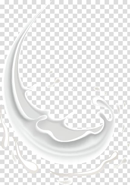white liquid illustration, Milk Cattle, Splash dynamic milk design material transparent background PNG clipart