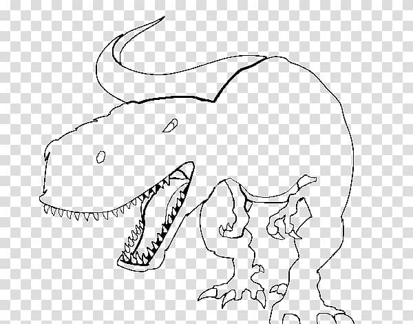 Drawing /m/02csf Carnivora Line art , dinosaurio dibujos transparent background PNG clipart