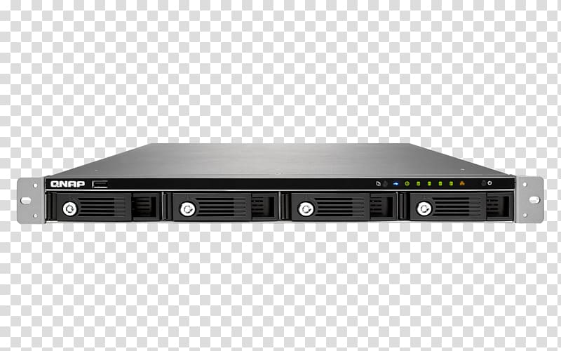 Network Storage Systems Data storage iSCSI Hard Drives QNAP Systems, Inc., server transparent background PNG clipart