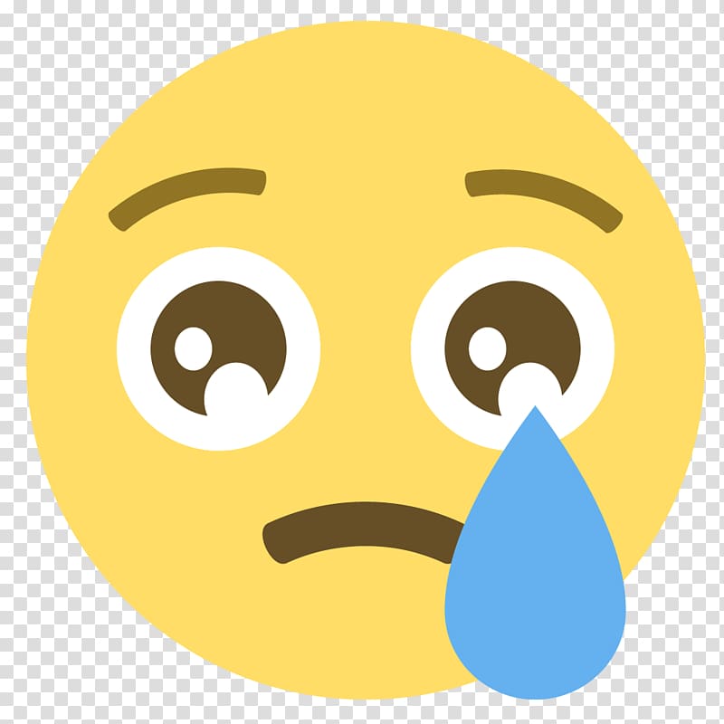 Crying Face with Tears of Joy emoji Emoticon Smiley, Emoji transparent background PNG clipart