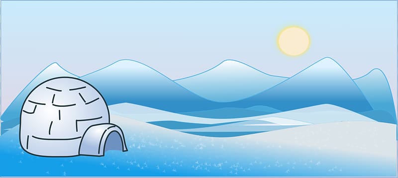 Antarctica Igloo , Icy transparent background PNG clipart