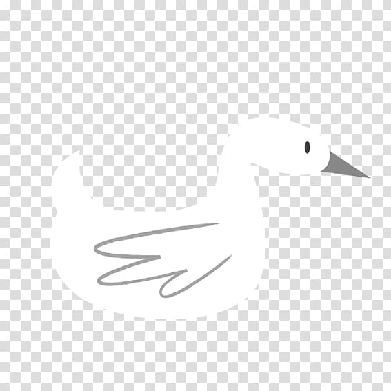 Duck Paper Beak White Feather, Goose transparent background PNG clipart