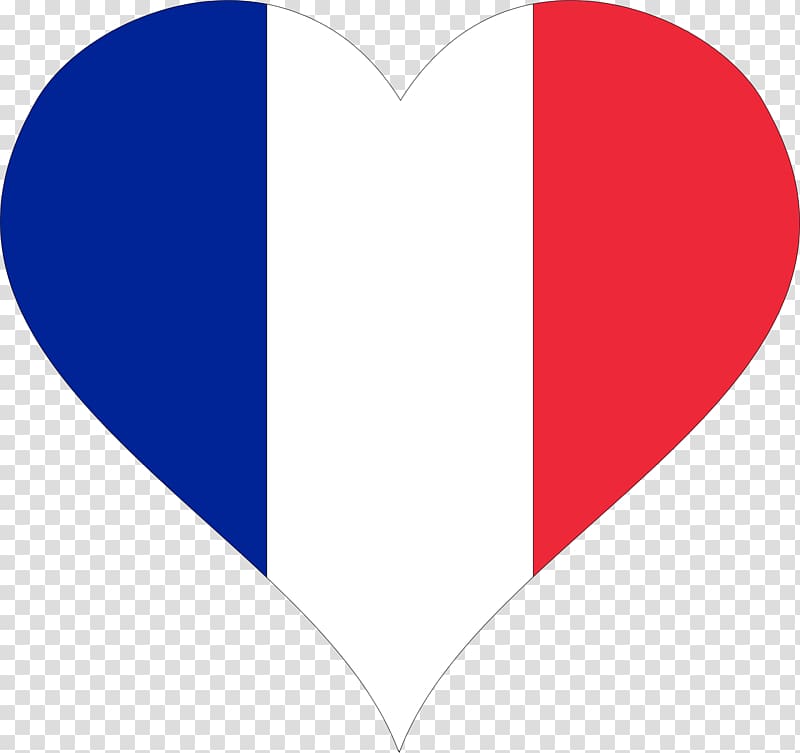 heart-shaped blue, white, and red illustration, Flag of France Fahne National flag, france transparent background PNG clipart