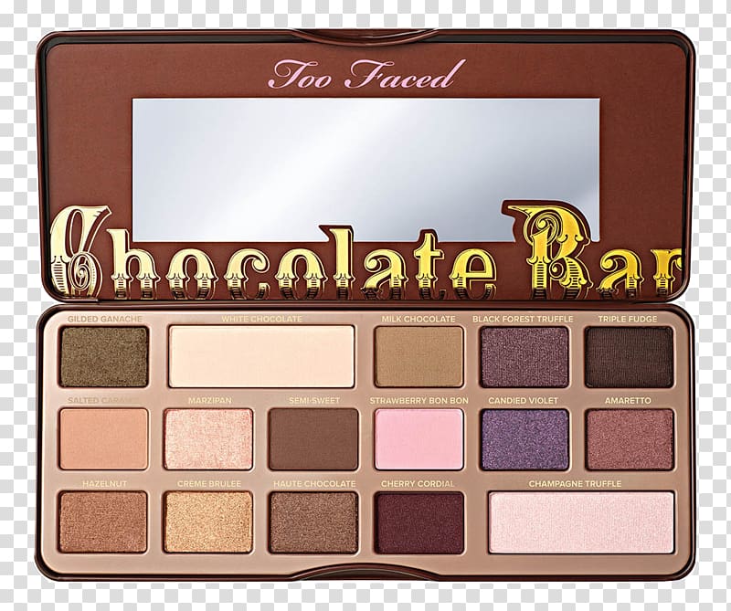 Too Faced Chocolate Bar Types of chocolate Eye Shadow, chocolate transparent background PNG clipart