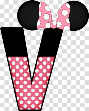 Pink bow , Minnie Mouse Mickey Mouse Computer mouse, round ears ...