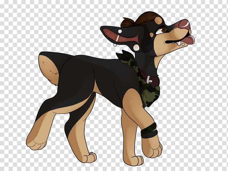 Dog breed Dobermann Puppy Cartoon, puppy transparent background PNG clipart