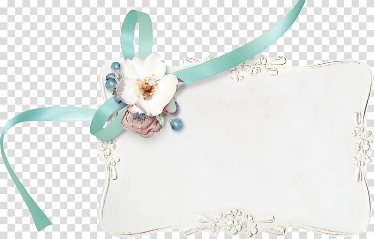 elegant ribbon flower decoration copywriter transparent background PNG clipart